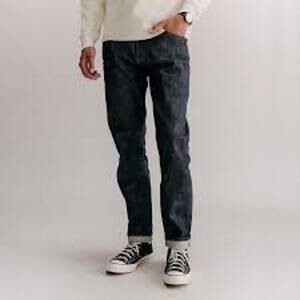 Taylor Stitch Jeans Mens 32x29 1/2 Slim Fit Selvedge Button Fly Organic Cotton‎